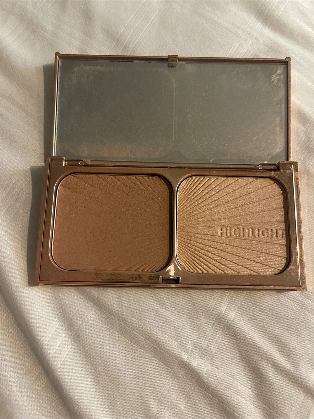 Charlotte Tilbury Navy and Gold Star Beaded Phone Case
